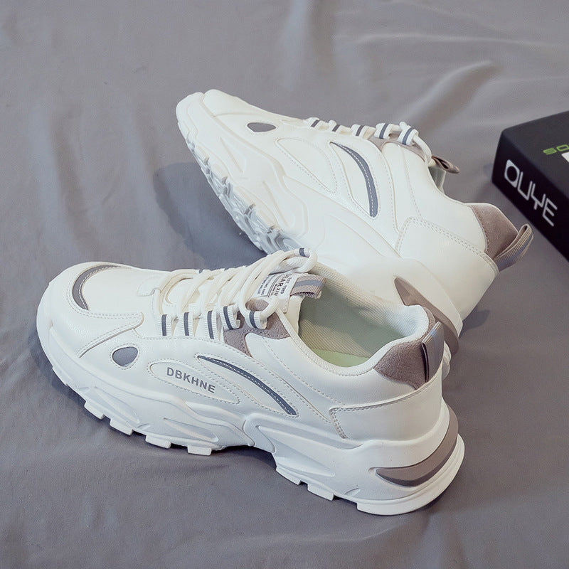 Casual Sports Dad Trendy Shoes Trendy Men's Shoes Versatile Board Shoes with Velvet Warm Cotton Shoes