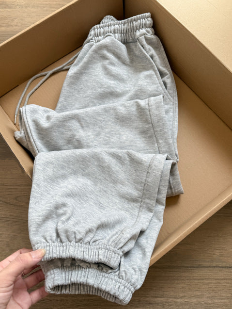 tyle Casual Sports Leisure Sweatpants Big Size Loose Cotton Cuffed Long Pants Men's Casual Trousers