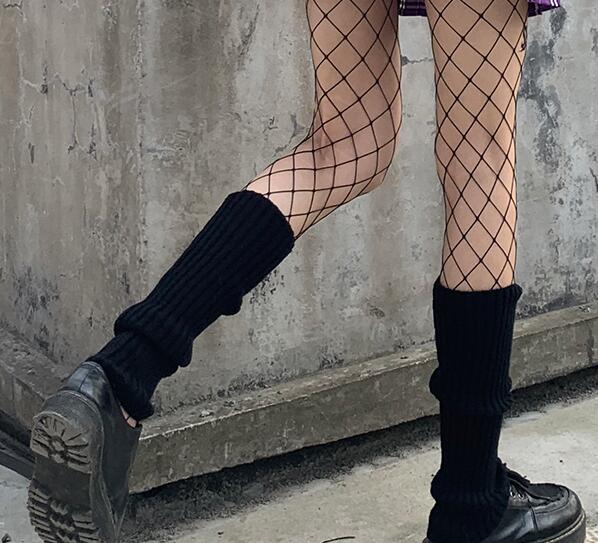 lengthen Japanese Lolita Sweet Girl Leg Warmers  Knitted Foot Cover Women Autumn Winter Leg Warmer Socks Heap Heap Socks