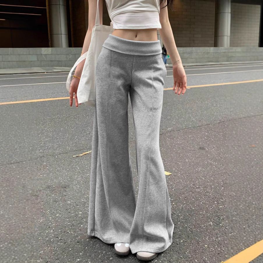 Sports Style Printed Letter Casual Loose Long Pants Brand Same Pattern Trendy Sweatpants