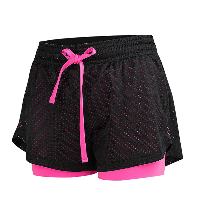 Sport Shorts Women Fitness Clothes Summer Mesh Workout Lulu Running Gym Yoga Shorts