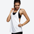 Yoga Crop Top Women Sleeveless Backless Running Sports T Shirts Quick Dry Jogging Gym Fitness Tank Top