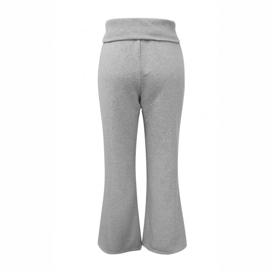 Sports Style Printed Letter Casual Loose Long Pants Brand Same Pattern Trendy Sweatpants