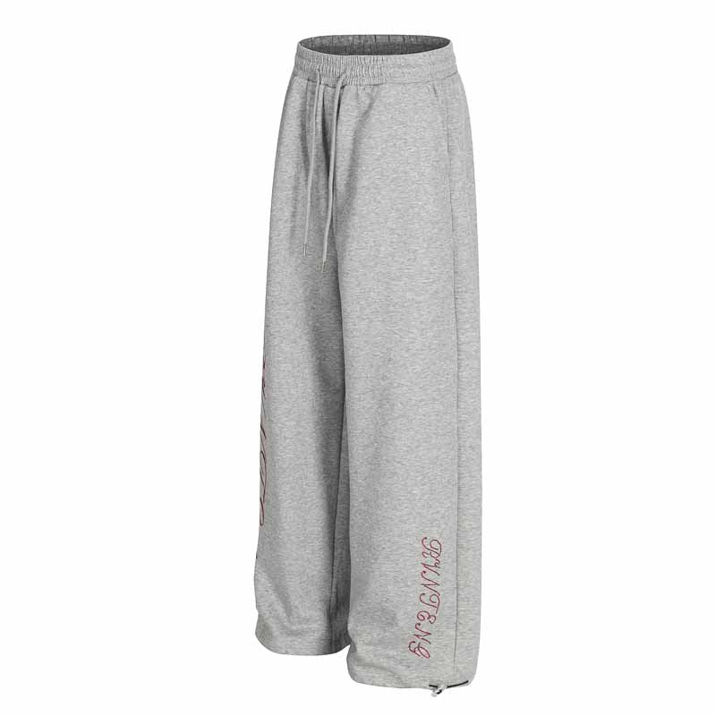 Streetwear Style Casual Loose Straight Leg Sweatpants for Men and Women, Hip Hop Dance Pants