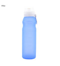 600ml Silicone Folding Water Bottle Outdoor Sports Supplies Portable Water Bottle Convenient Travel Anti-scalding Insulated