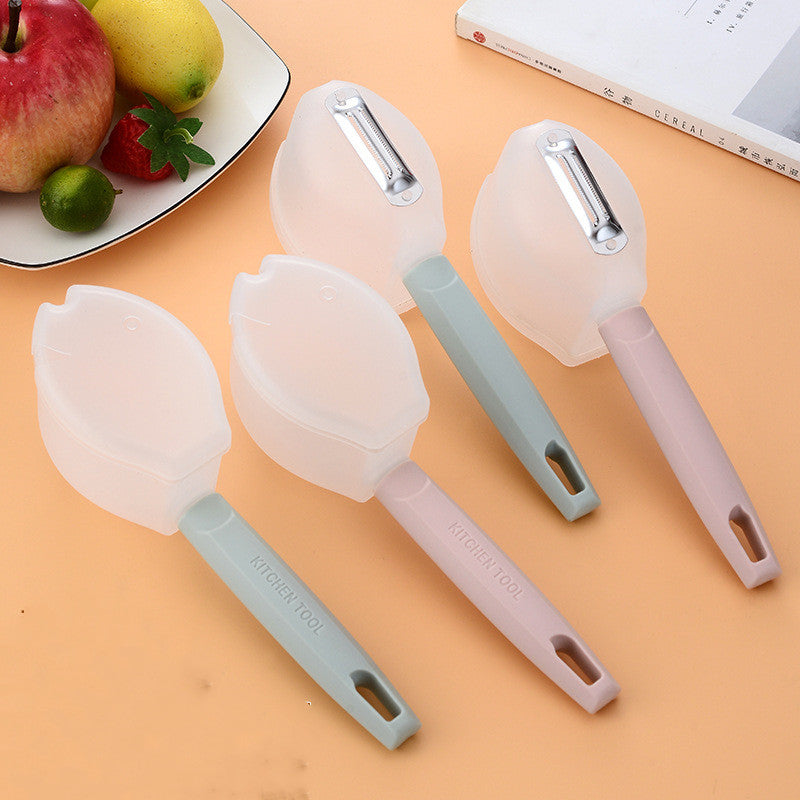 Descascador de Frutas em Aço Inoxidável, Gadgets de Cozinha